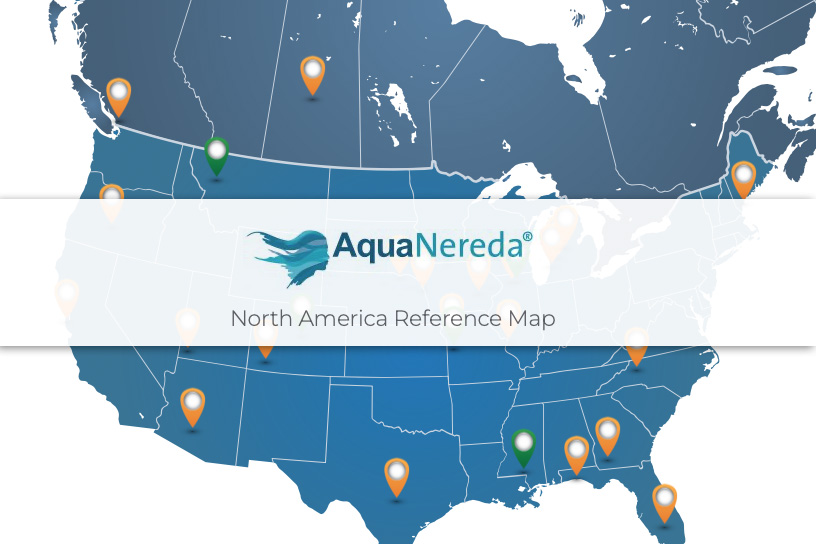 North America Reference Map for AquaNereda®